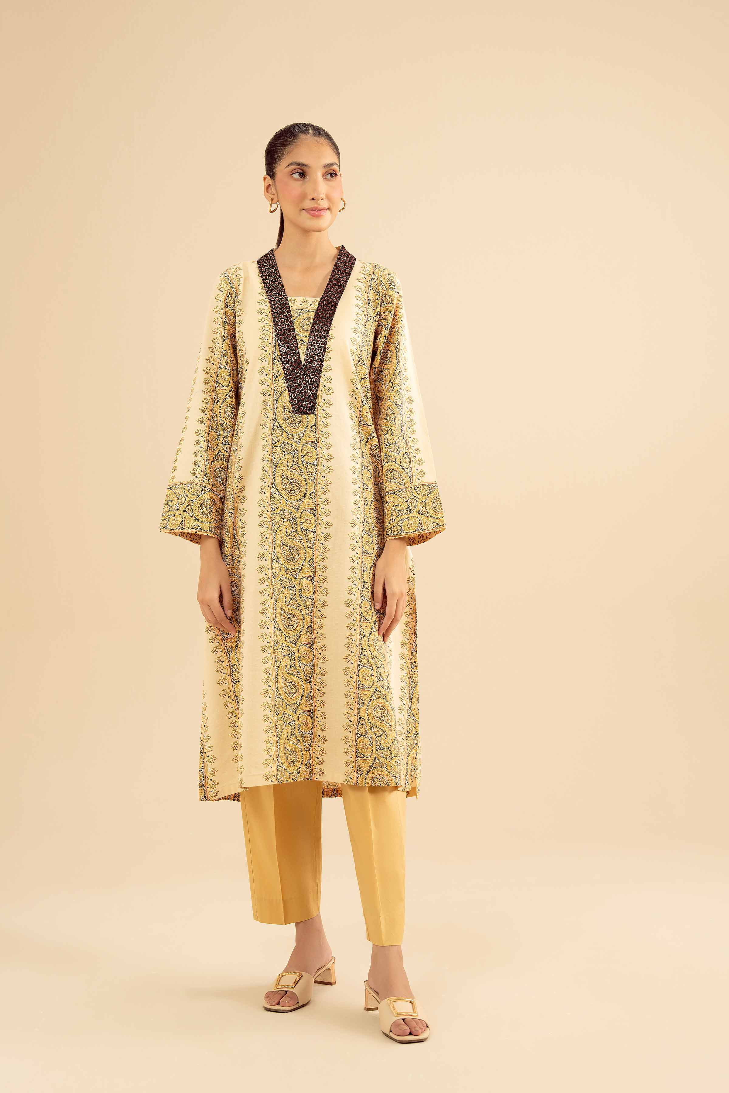 Printed Embroidered Shirt - PW25-569 - Image 4
