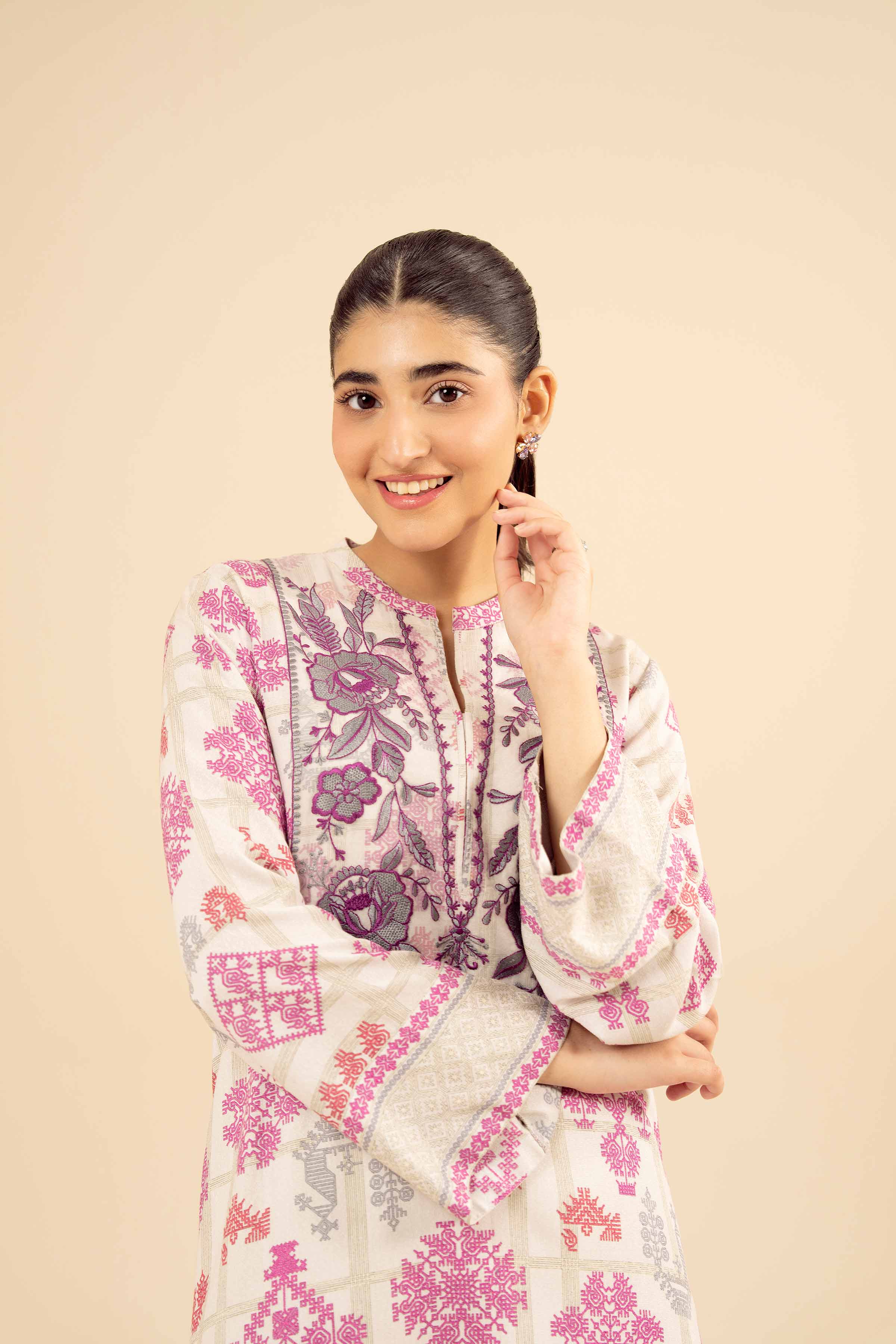 Printed Embroidered Shirt - PW25-57 - Image 6