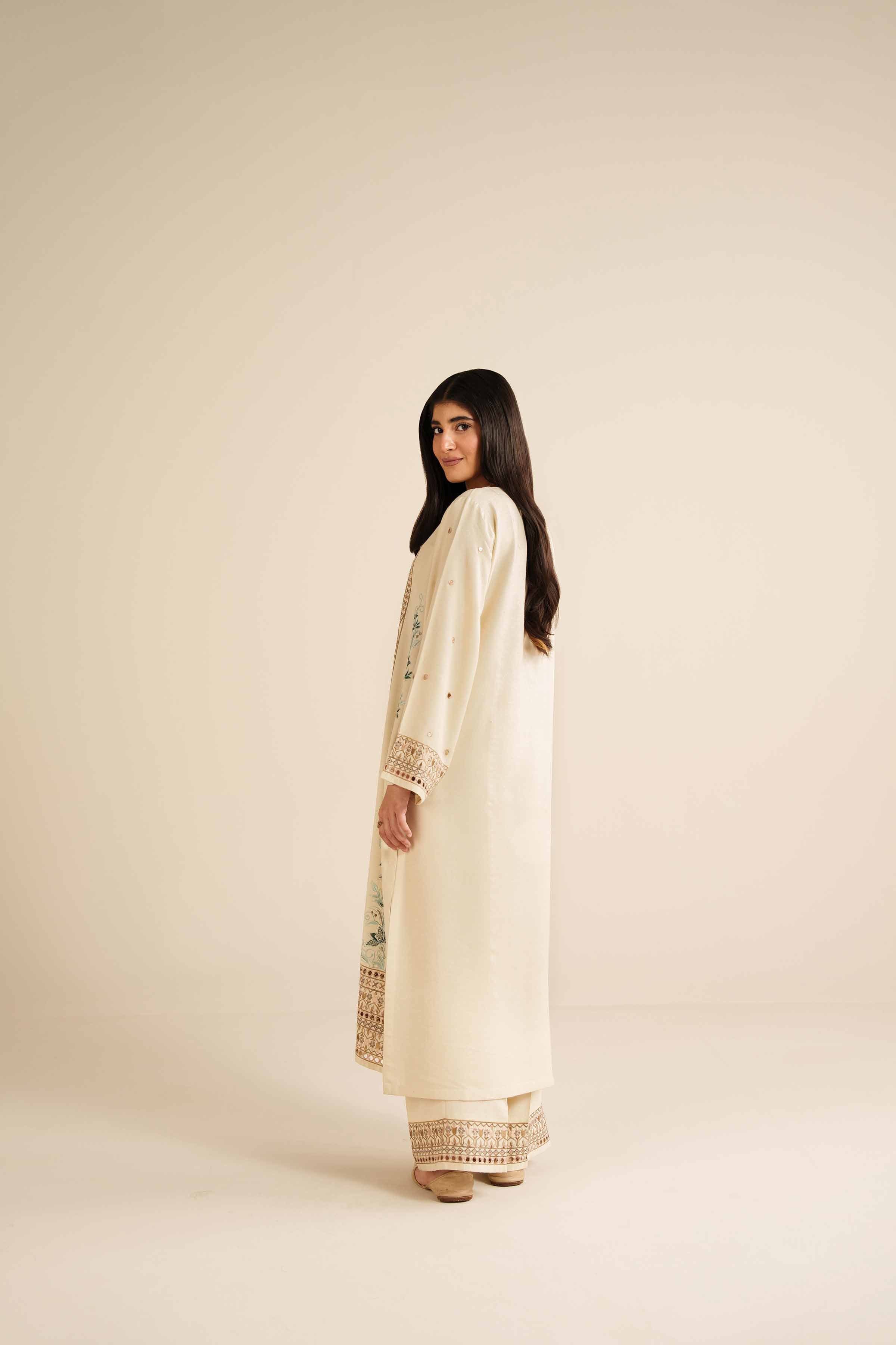 2 Piece - Embroidered Suit - PW25-576 - Image 3