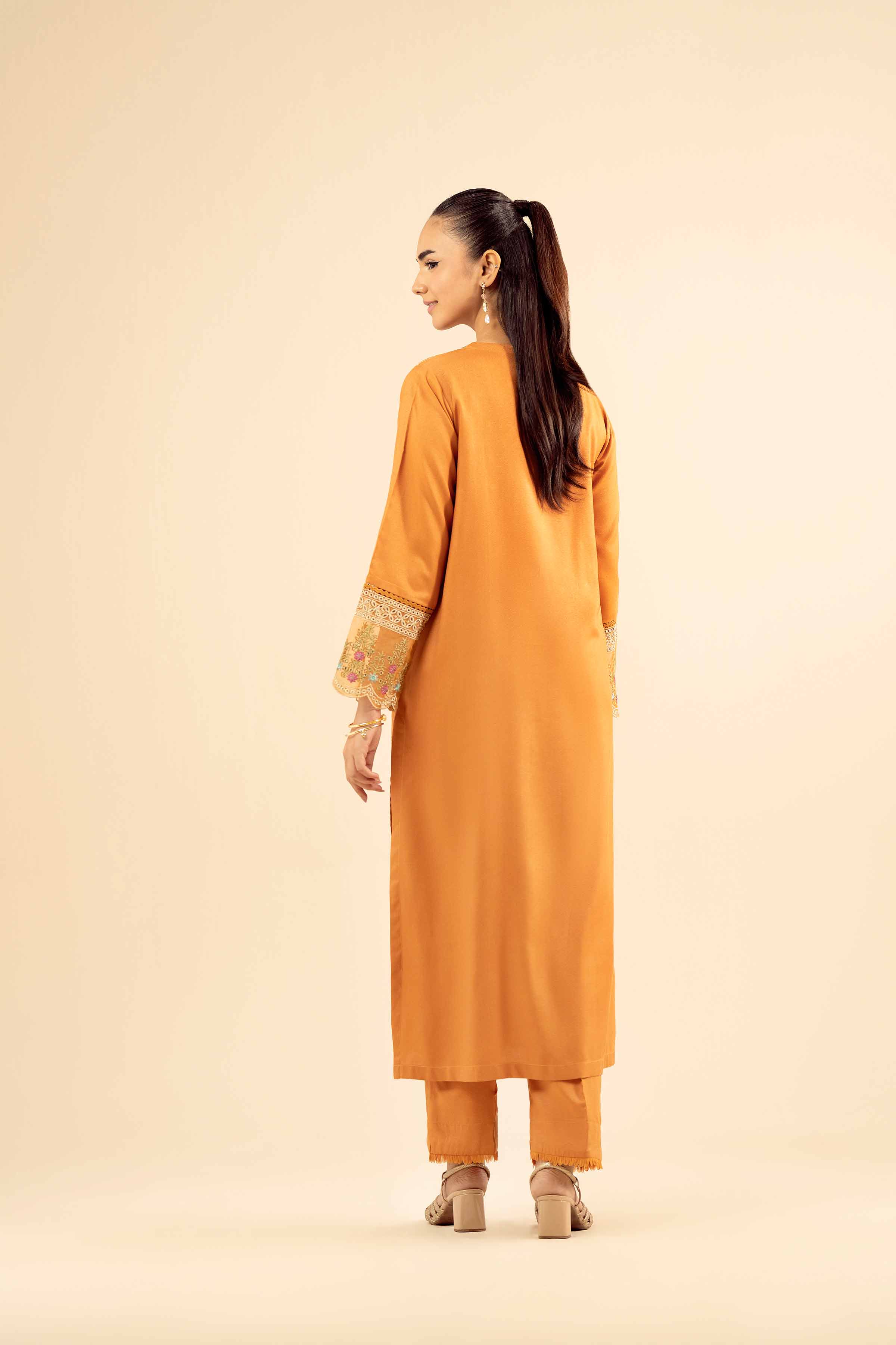 2 Piece - Embroidered Suit - PW25-577 - Image 4