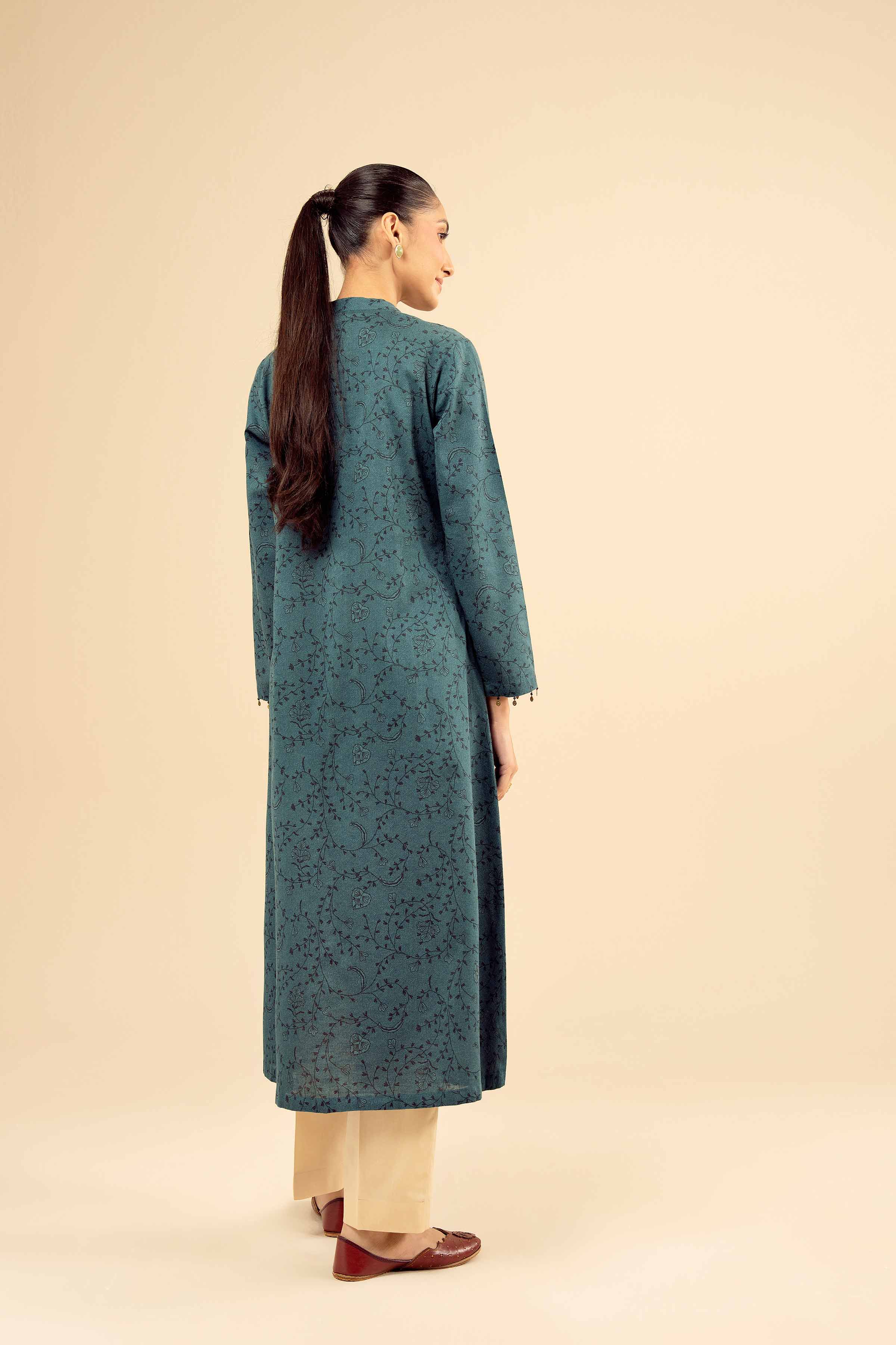 Printed Embroidered Shirt - PW25-579 - Image 3