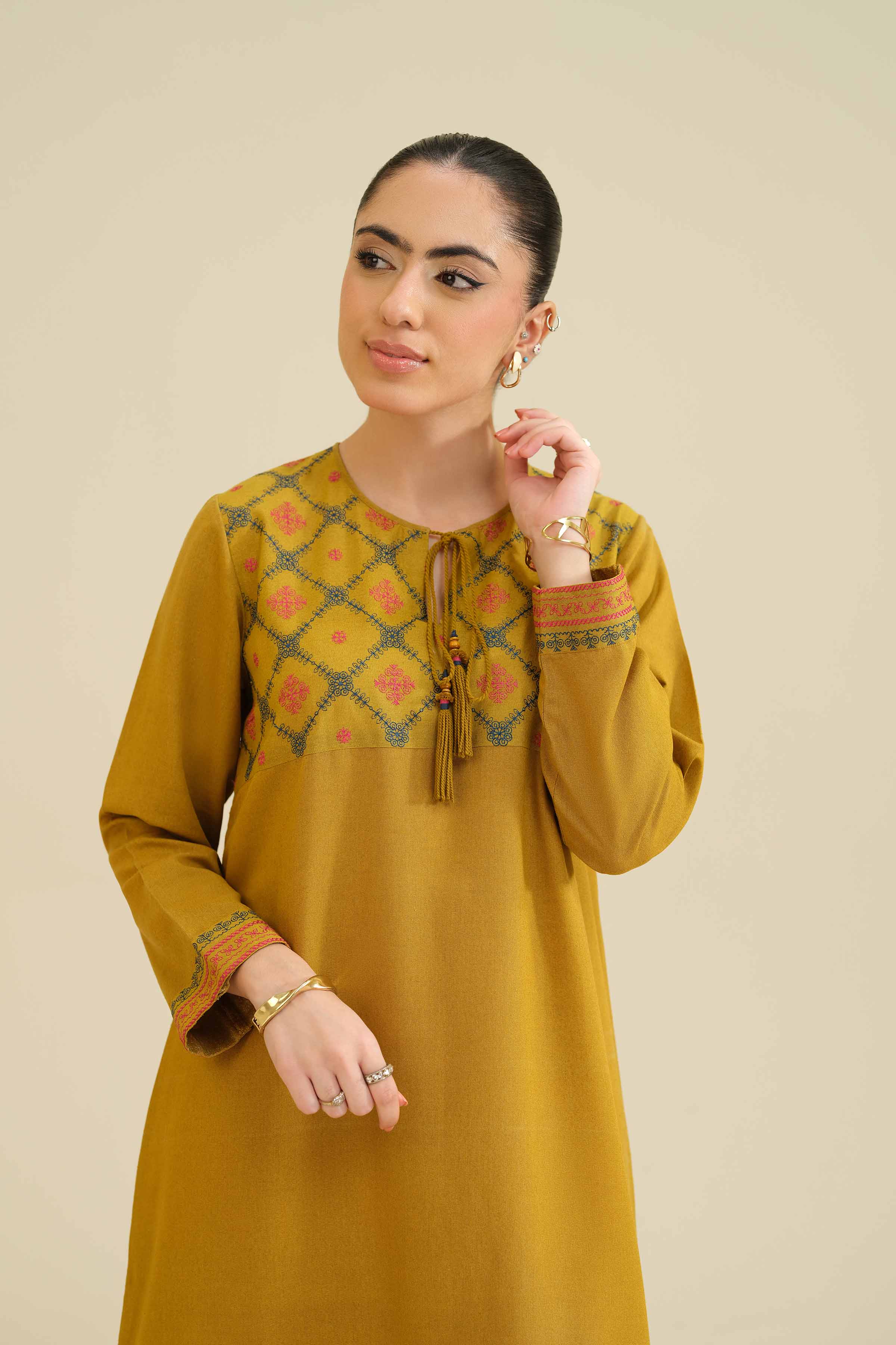 Embroidered Dress - PW25-65 - Image 6
