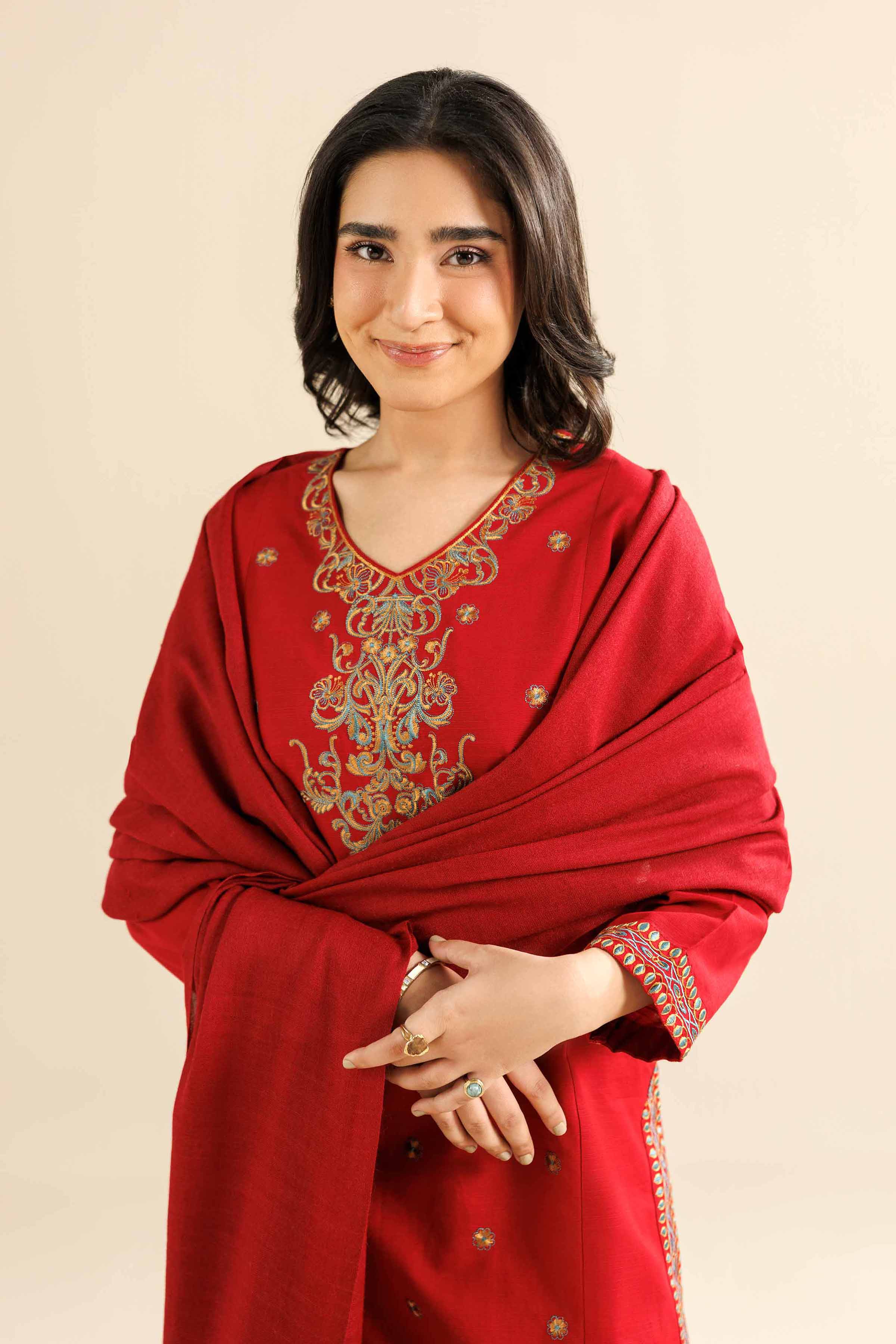 2 Piece - Embroidered Suit - PW25-80