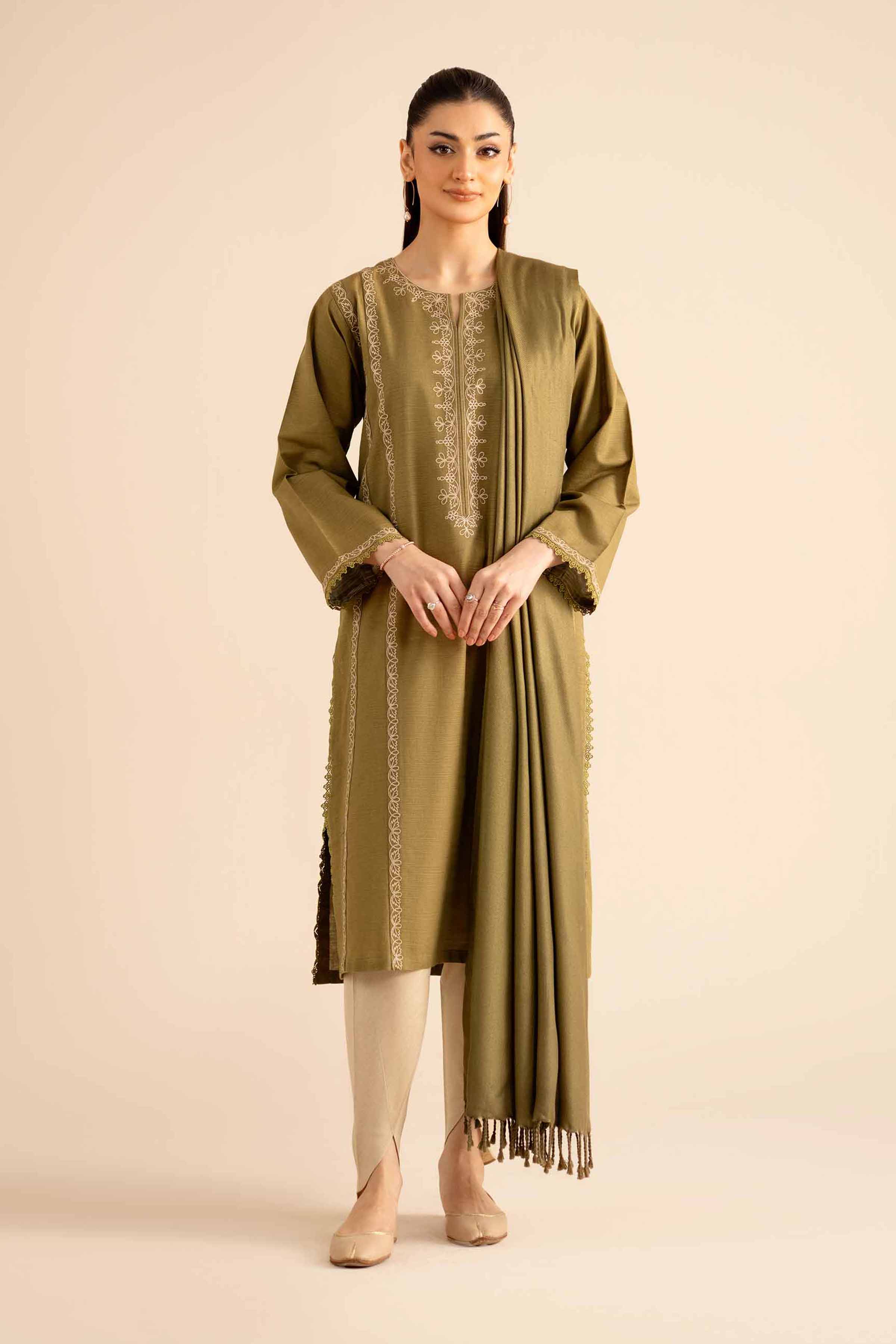 2 Piece - Embroidered Suit - PW25-83