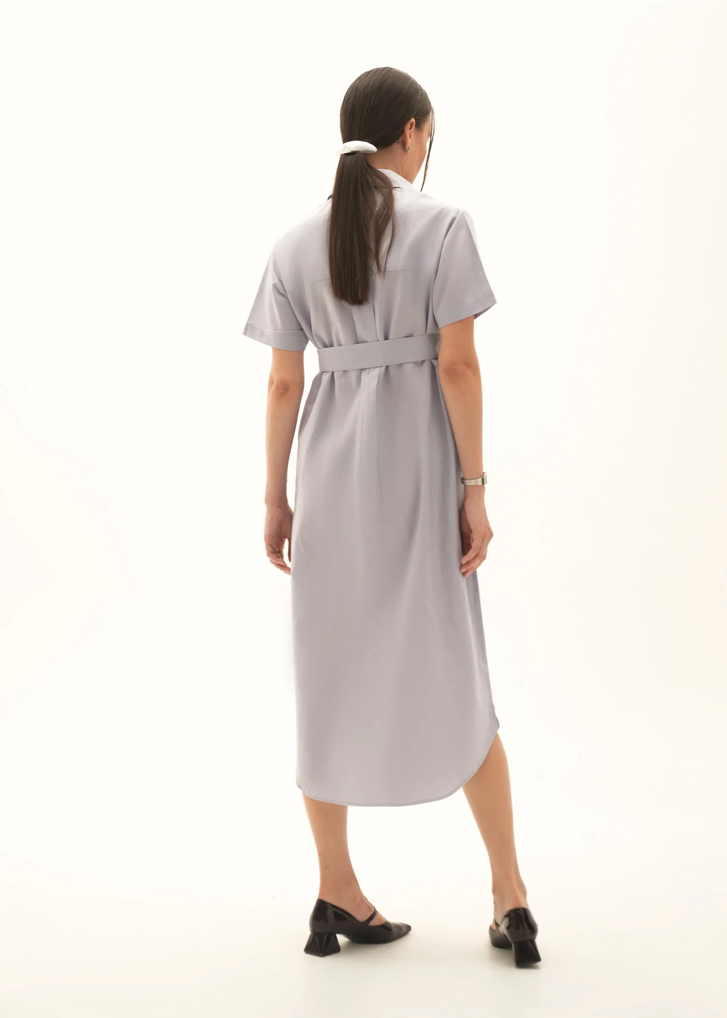 Button Down Linen Blend Dress - KOA - Image 6