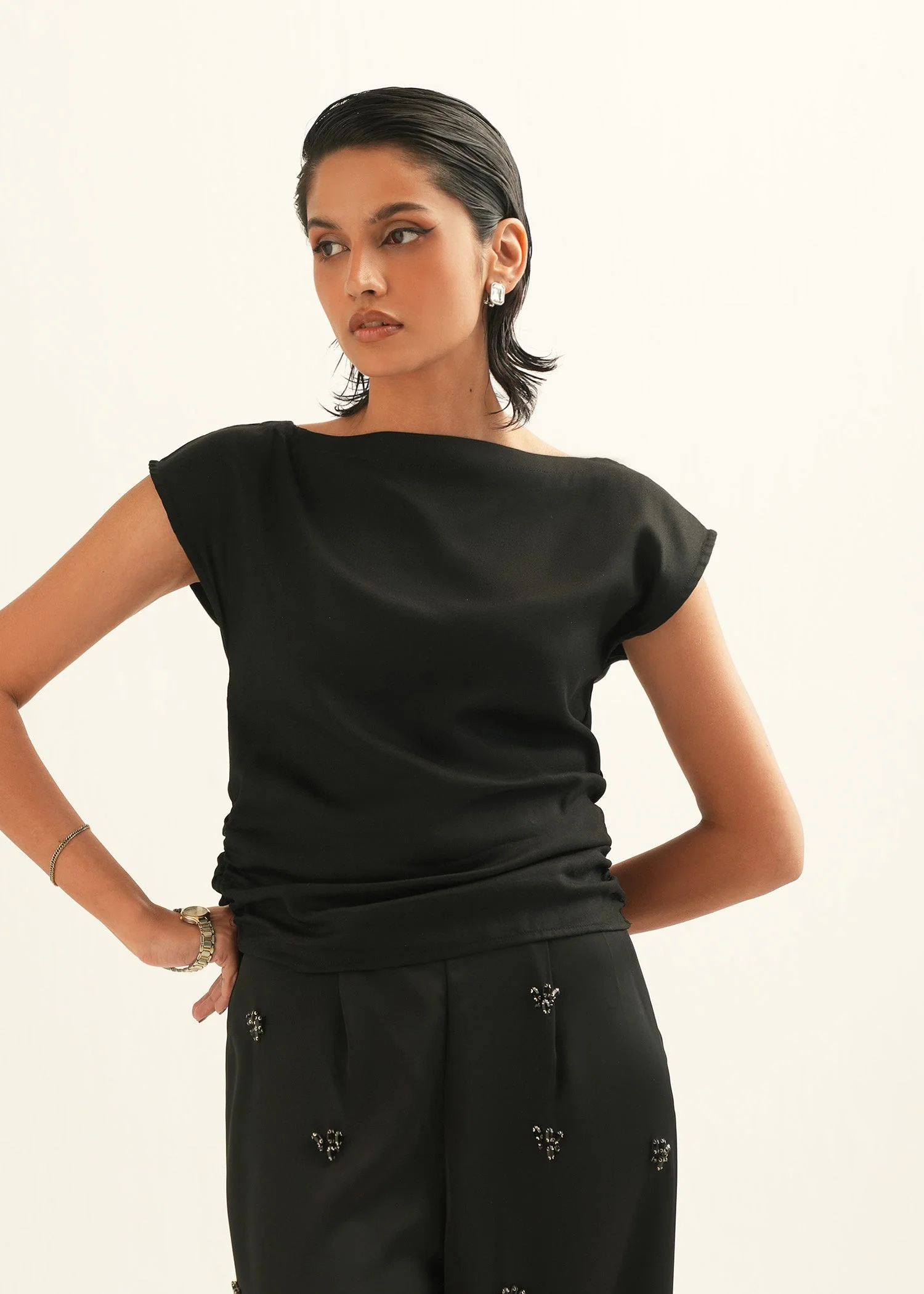 Flowy Top With Gathers - KOA