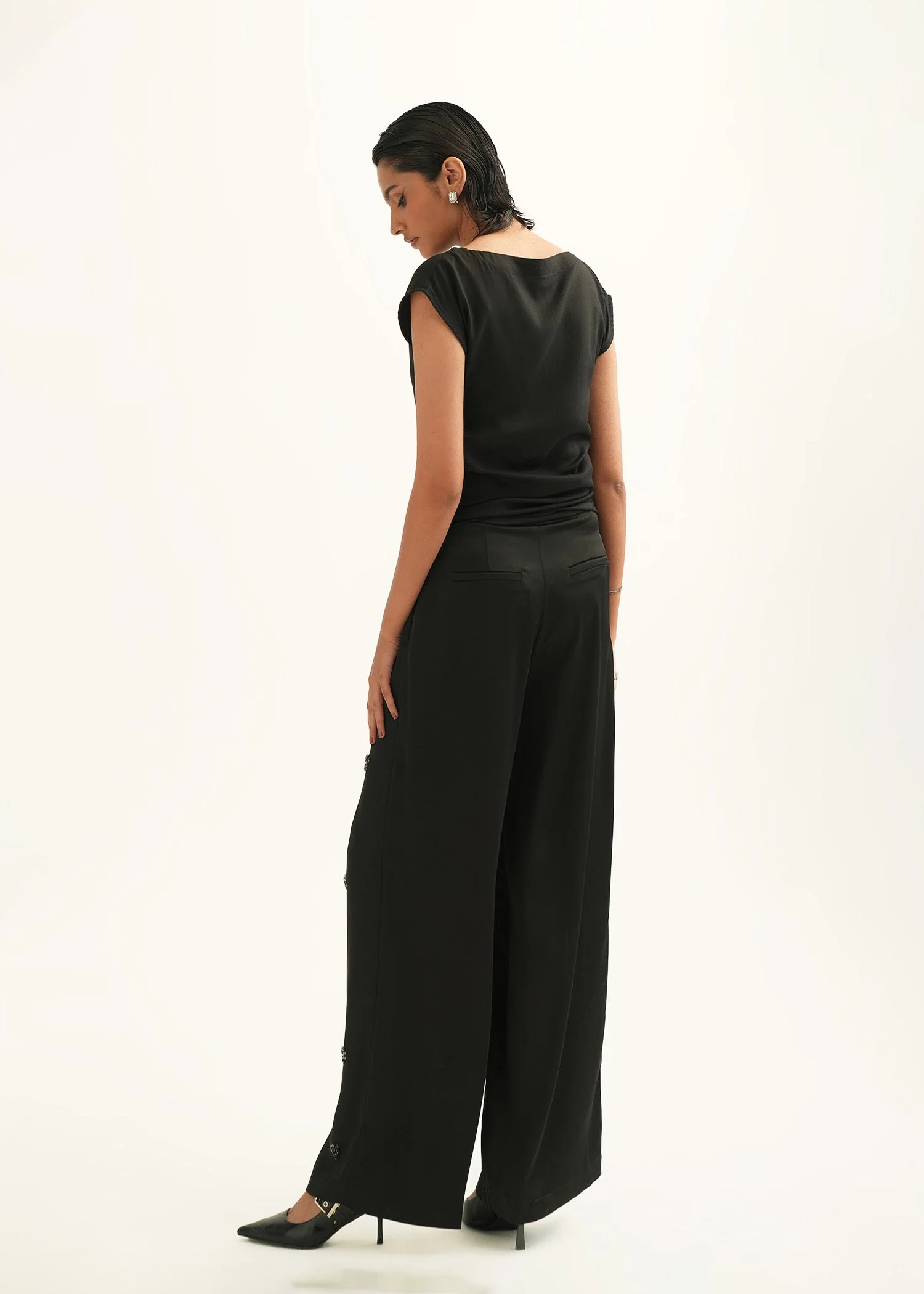 Flowy Top With Gathers - KOA - Image 3
