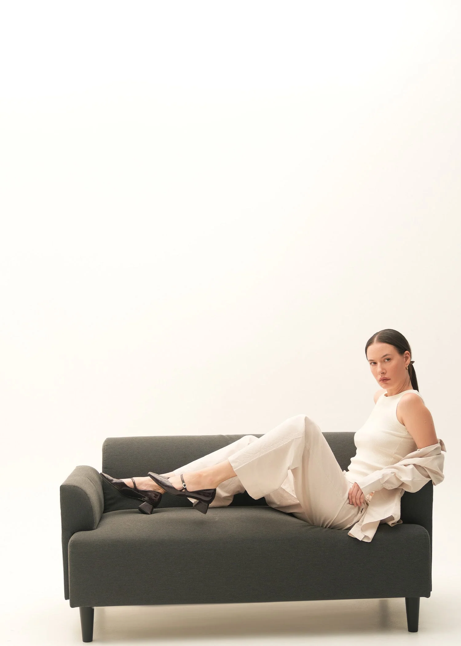 Wide Leg Linen Blend Trousers - KOA - Image 8