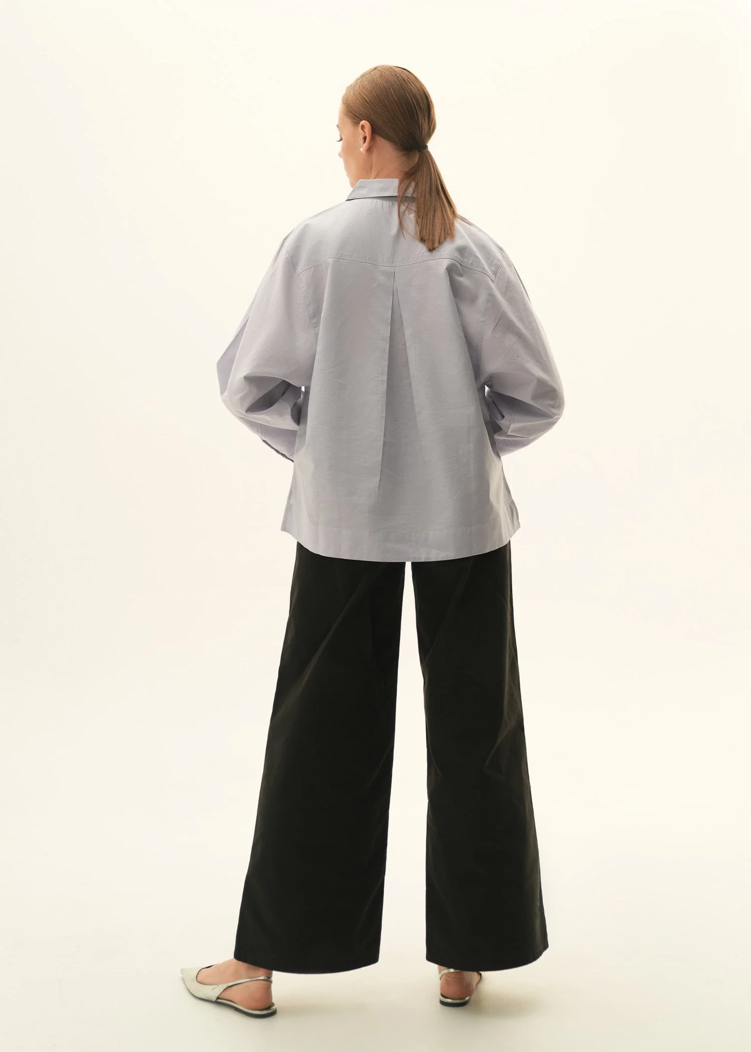 Basic Linen Blend Blouse - KOA - Image 5