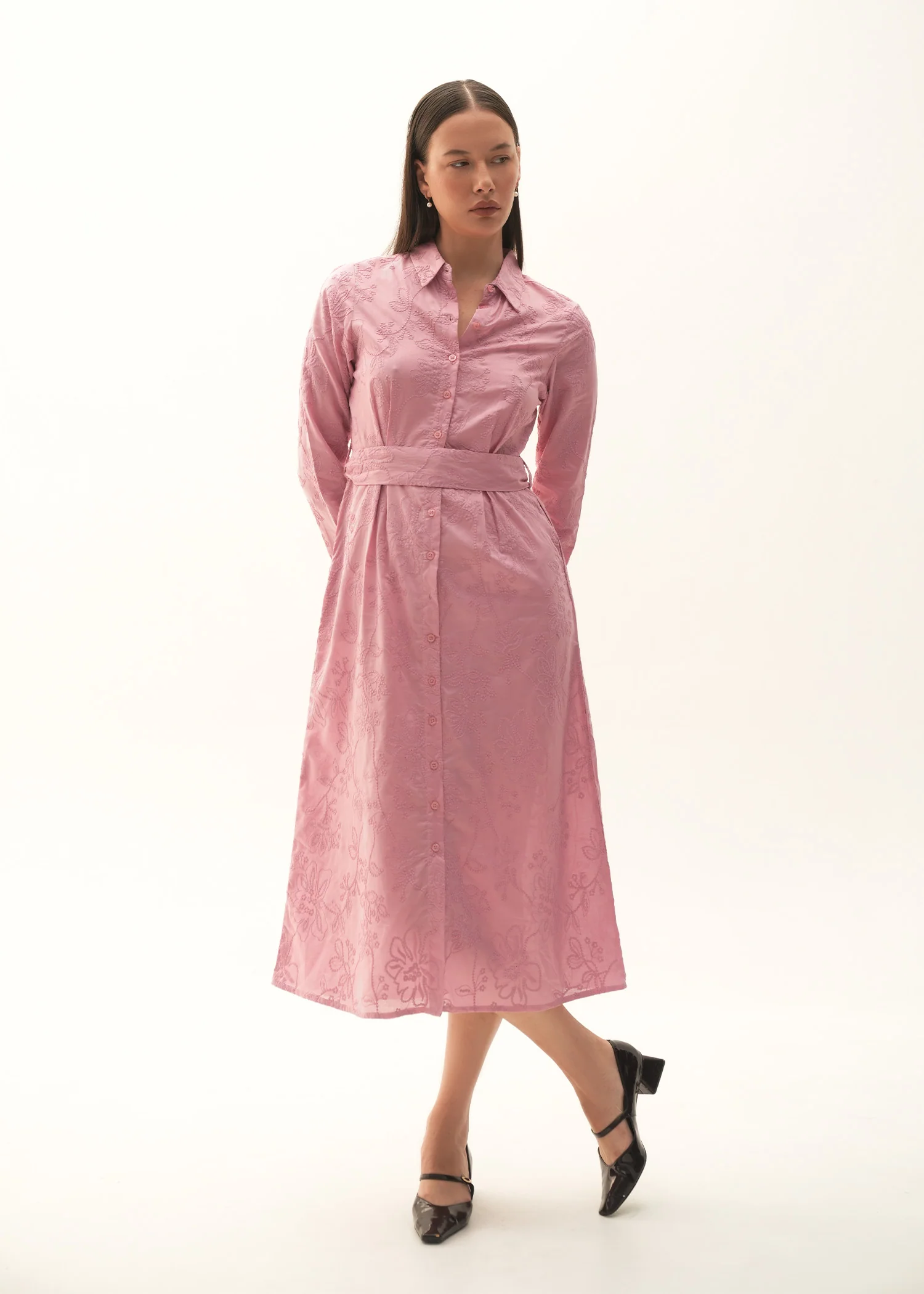 Embroidered Dress - KOA - Image 2