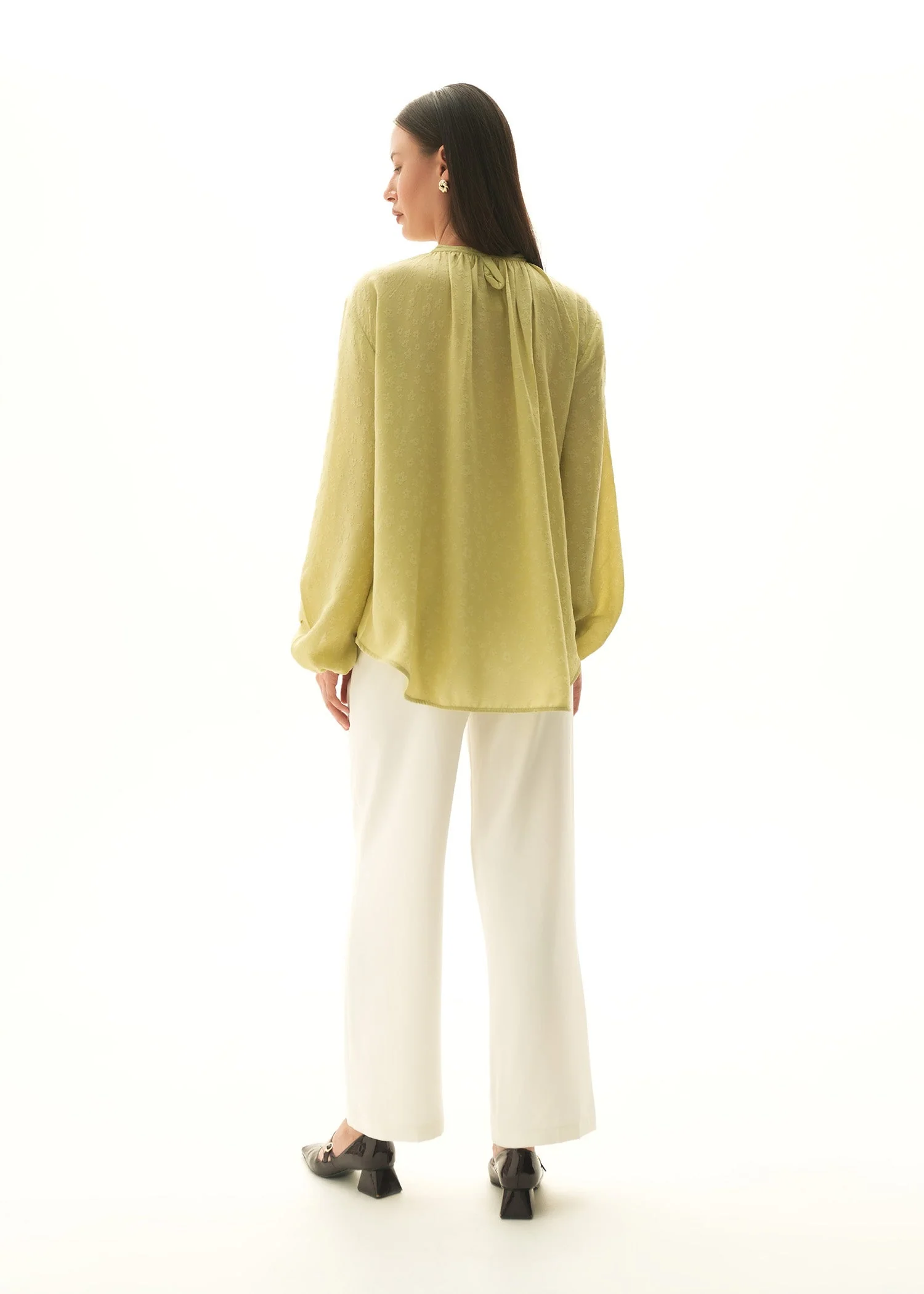 Wide Leg Cotton Trousers - KOA - Image 3
