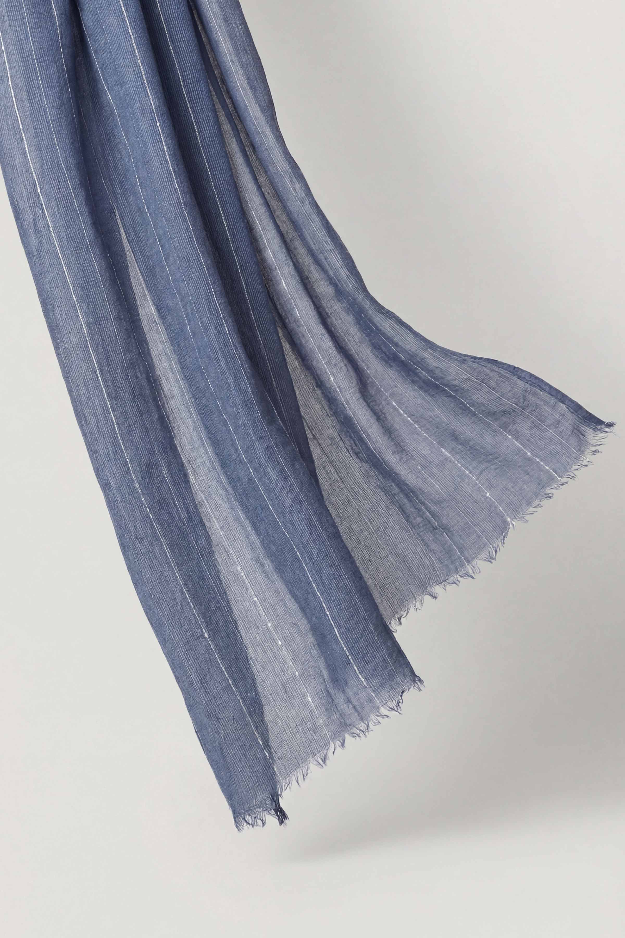 Navy Women Scarf-443392121 - Image 4