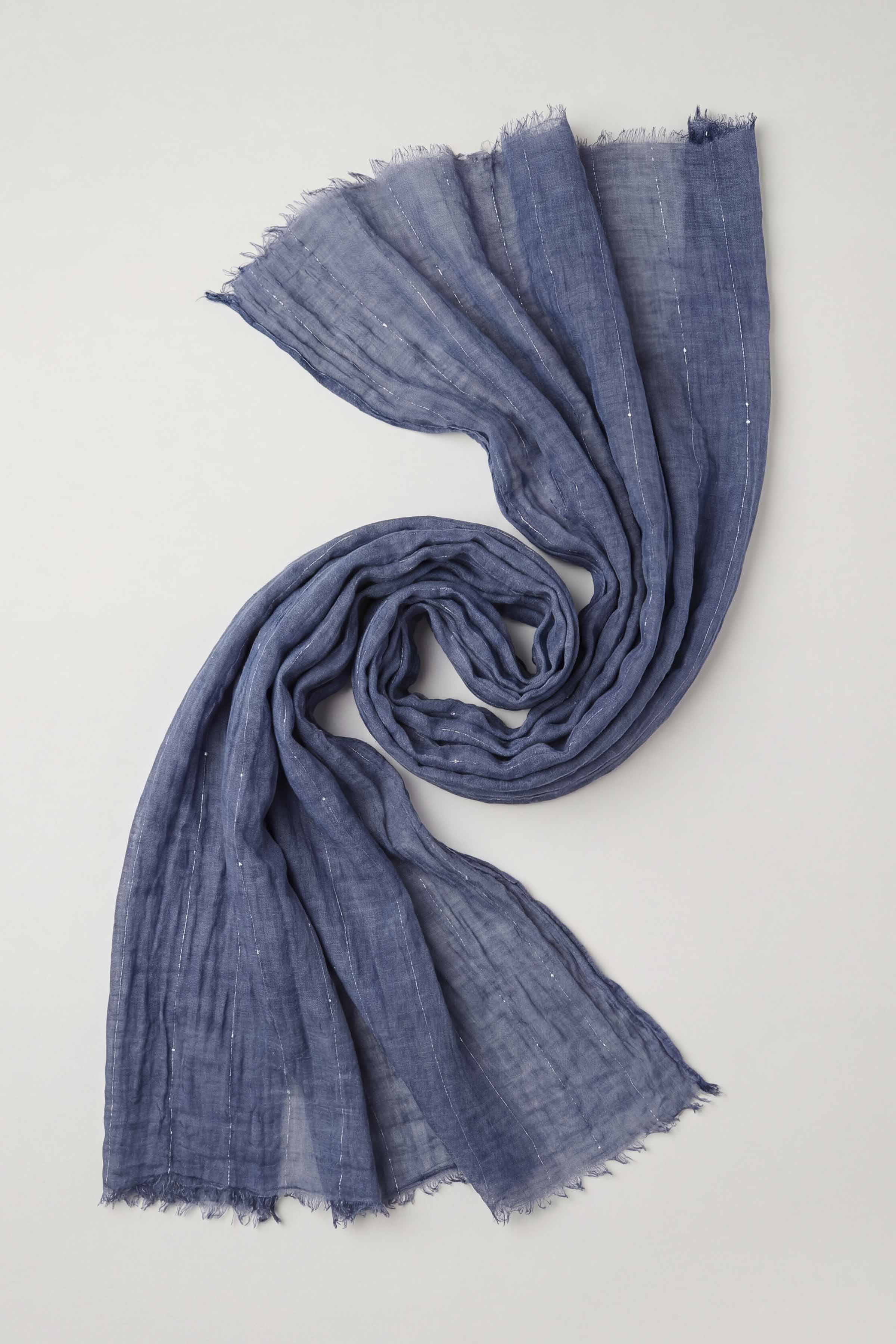 Navy Women Scarf-443392121 - Image 5