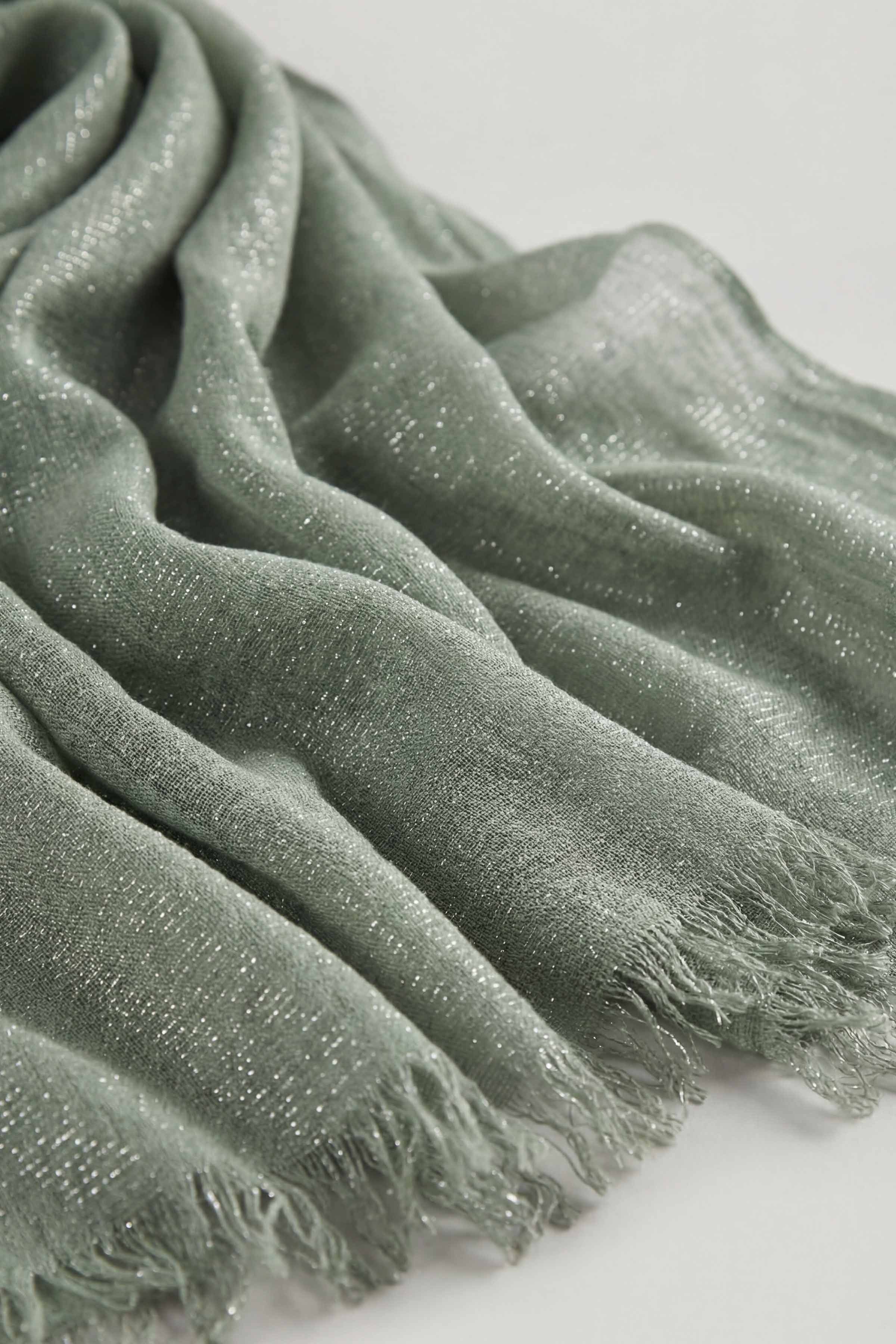 Green Women Scarf-443432104 - Image 4