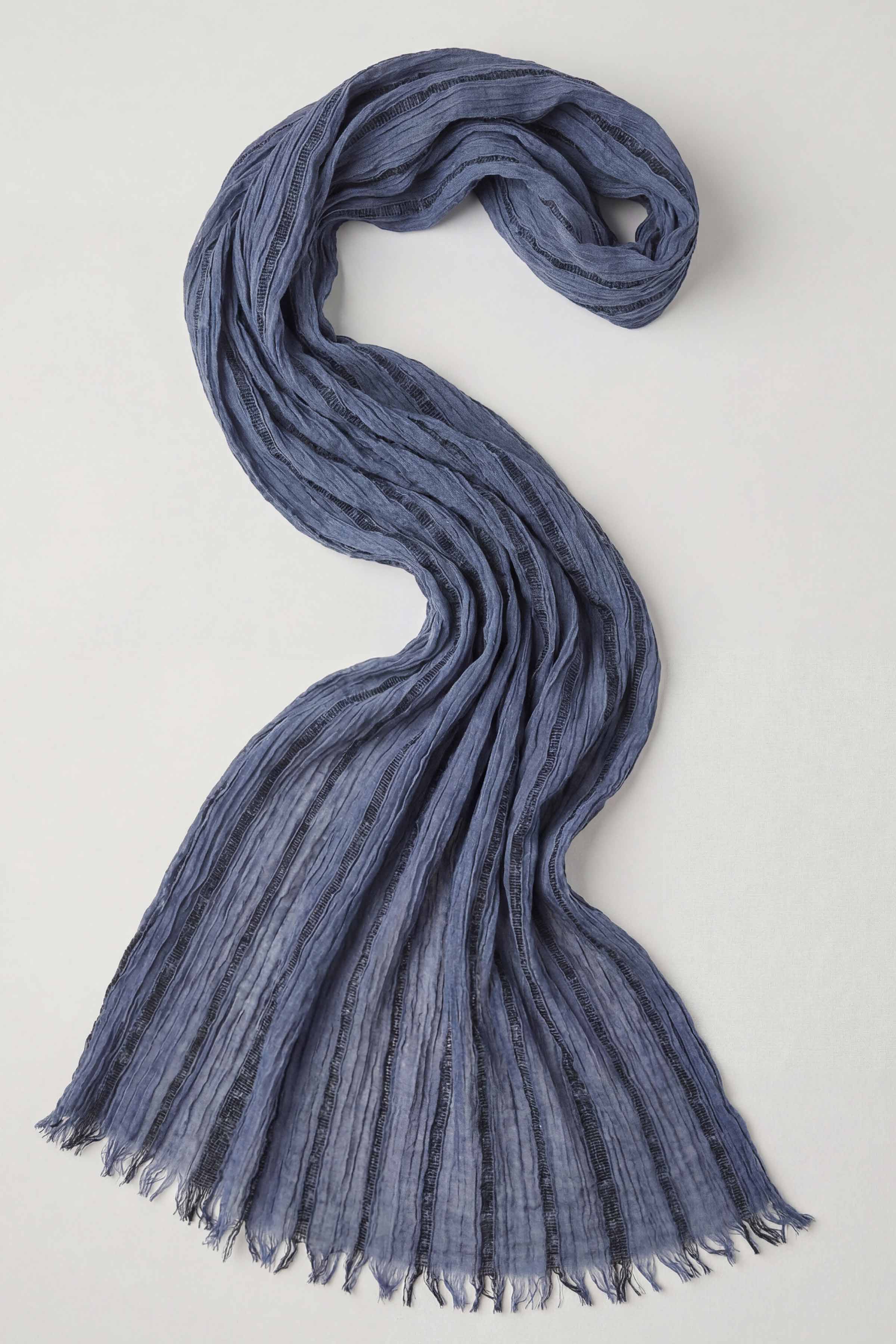 Navy Women Scarf-443452121 - Image 2