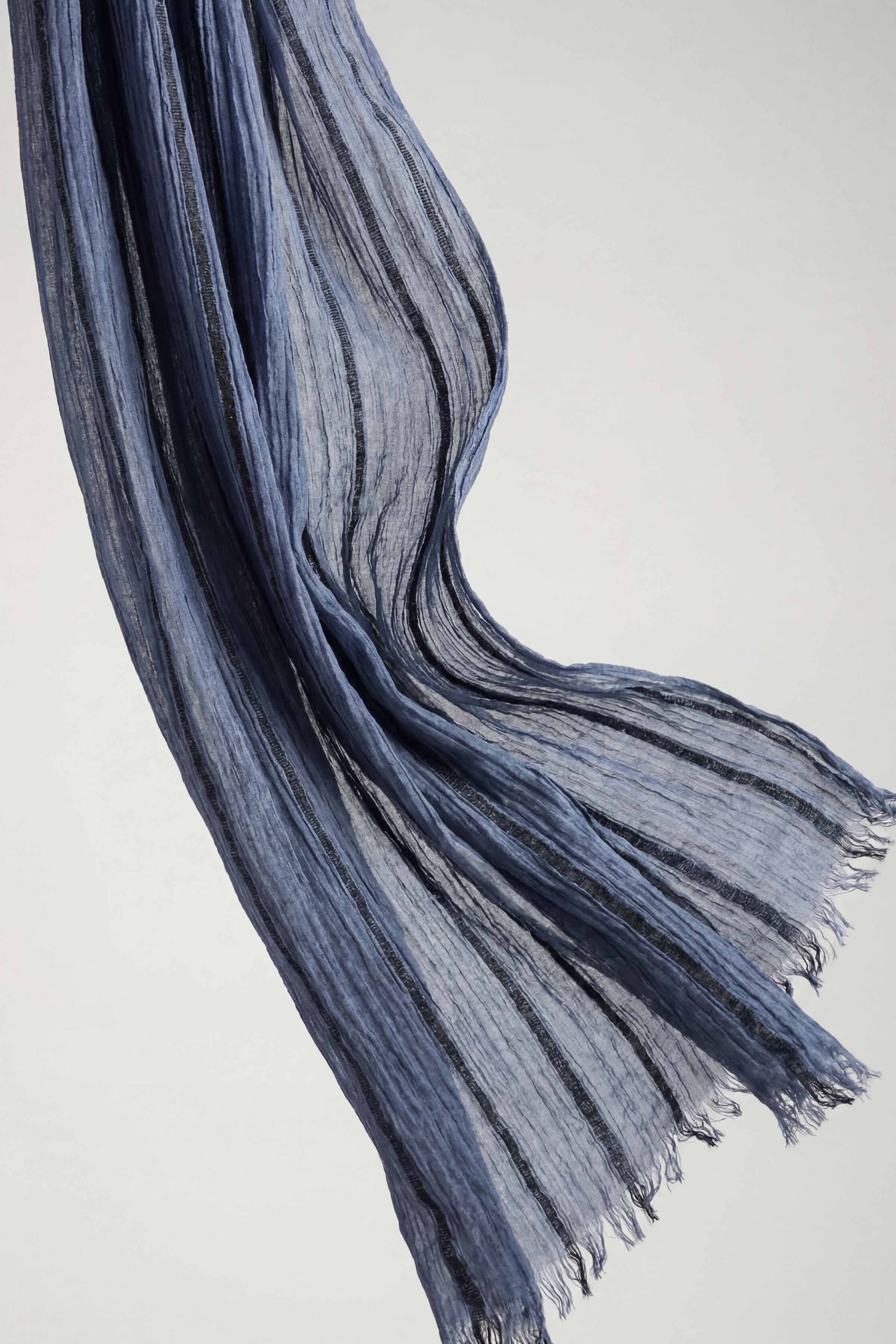 Navy Women Scarf-443452121 - Image 5